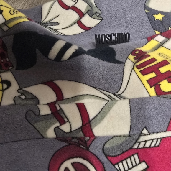 Moschino Women's Candy Wrapper Multicolor Graphic Blazer Size 6 P2P 18 - Picture 4 of 4